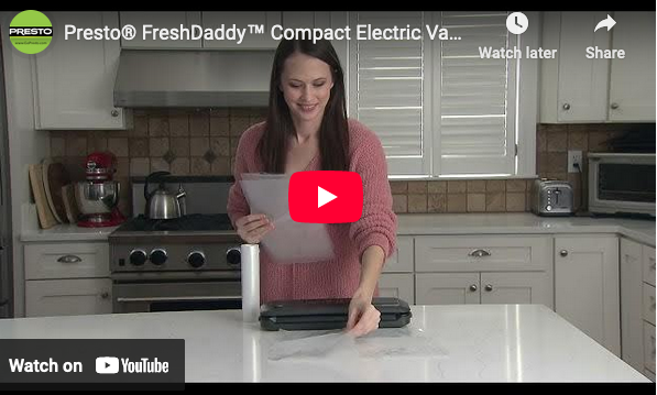 FreshDaddy™ Compact Electric Vacuum Sealer