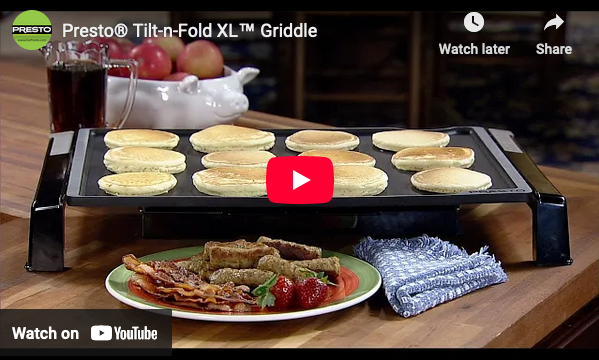 Electric Tilt-n-Fold XL™ Griddle