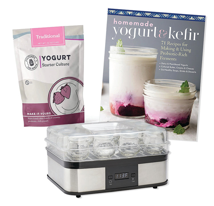 Make the freshest fastest-acting probiotic yogurt/kefir in the