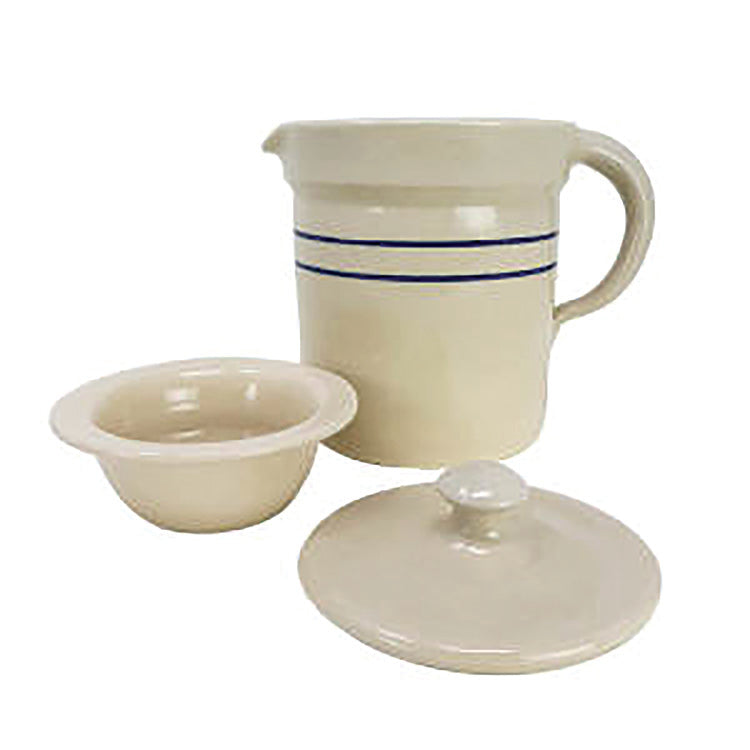 HOMESTEAD STONEWARE GREASE STRAINER