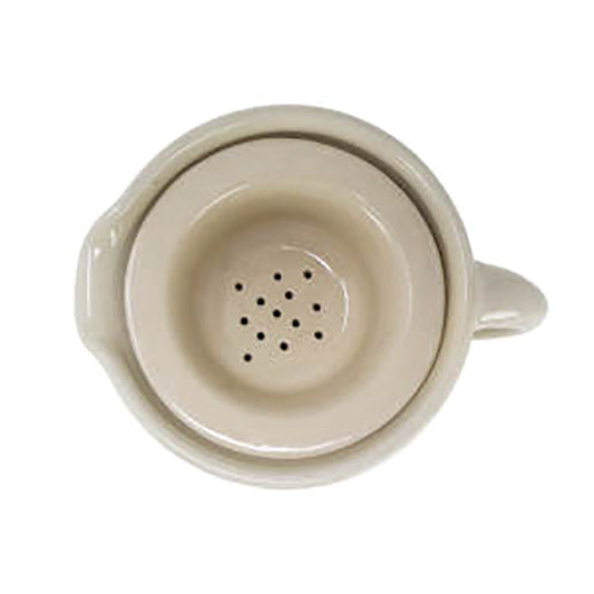 HOMESTEAD STONEWARE GREASE STRAINER