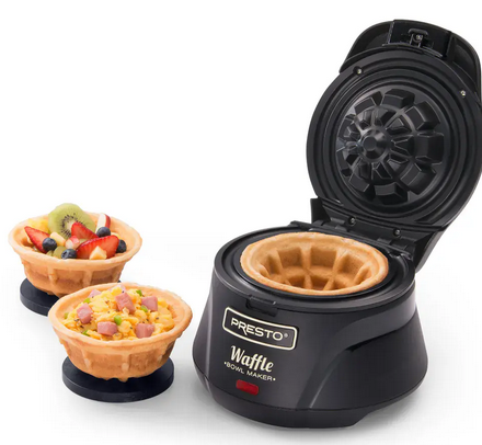 Belgian Waffle Bowl Maker