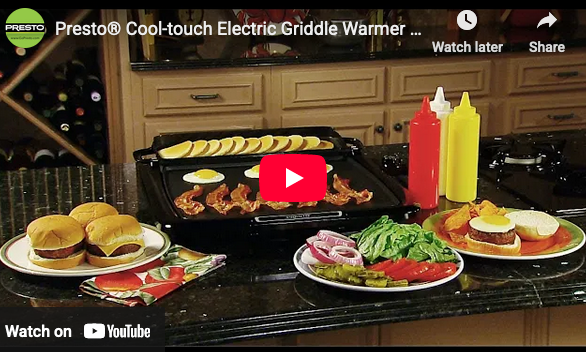 Cool-Touch Electric Griddle/Warmer Plus