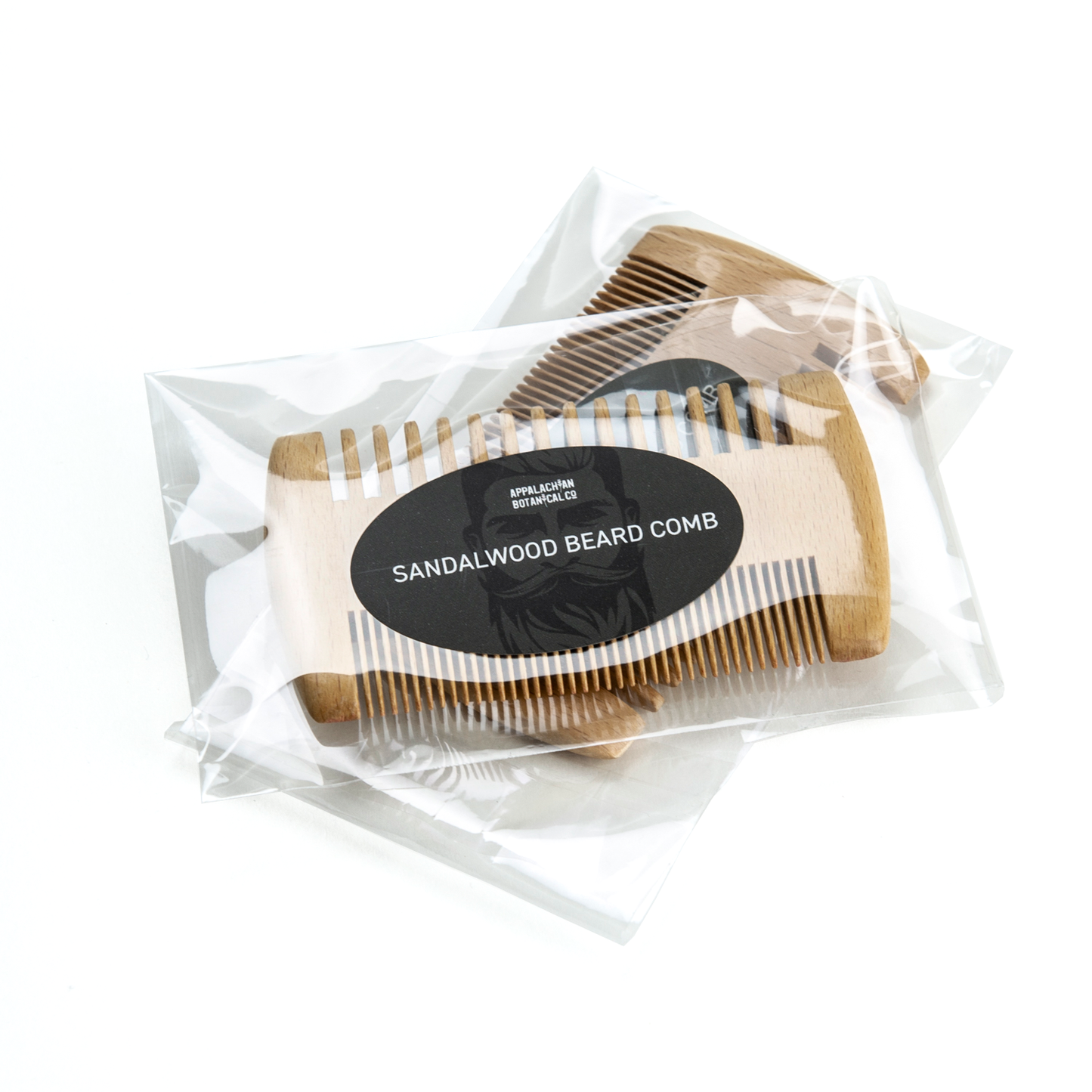 Sandalwood Beard Comb in Muslin Bag