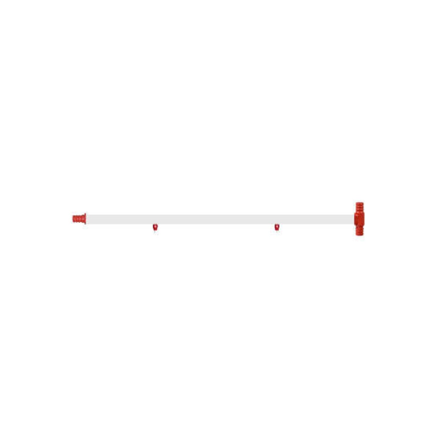 Nipple Water Pipe - 25 inch 2 nipple T-I ending