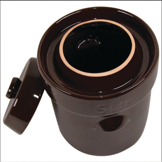 Fermentation Crock With Lid & Weights