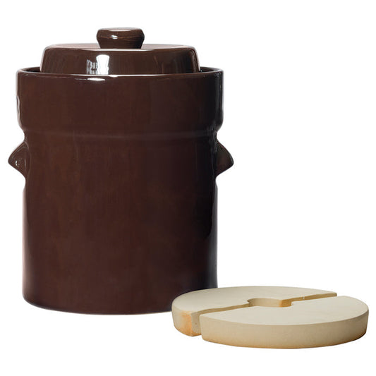 Fermentation Crock With Lid & Weights