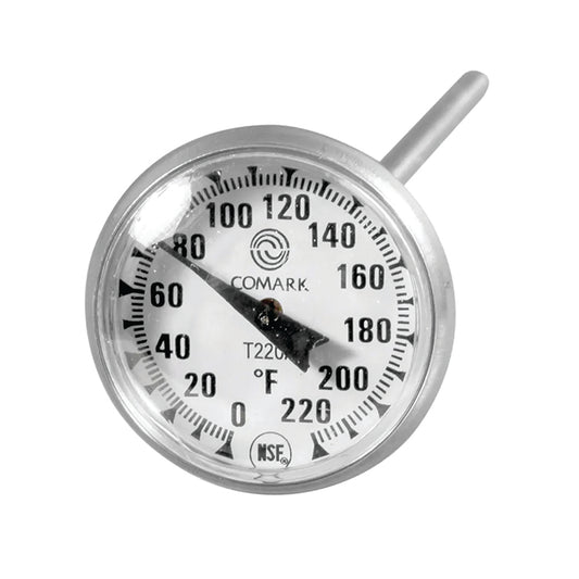Comark Thermometer With 1" Dial & 5" Stem