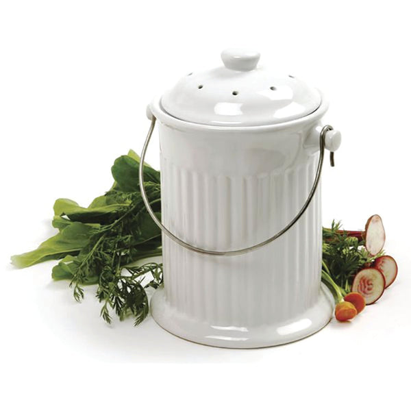 1-Gallon Ceramic Compost Keeper