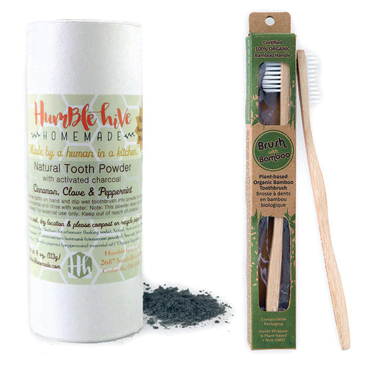 Toothbrush & Tooth Powder Set