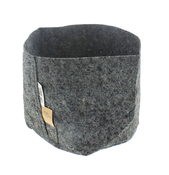 Grey Fabric Planter - 10 Pack