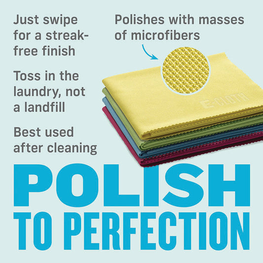 E-Cloth, Glass & Polishing 4-Pack