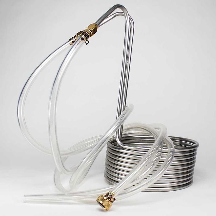 SILVER SERPENT STAINLESS STEEL WORT CHILLER