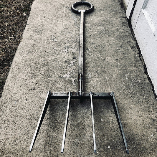 4-TINE MINI-FORK WITH O-HANDLE