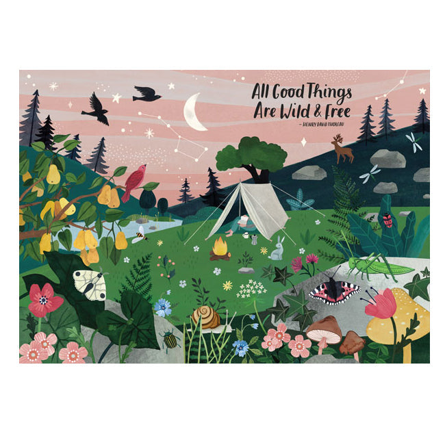 All Good Things Are Wild And Free Puzzle