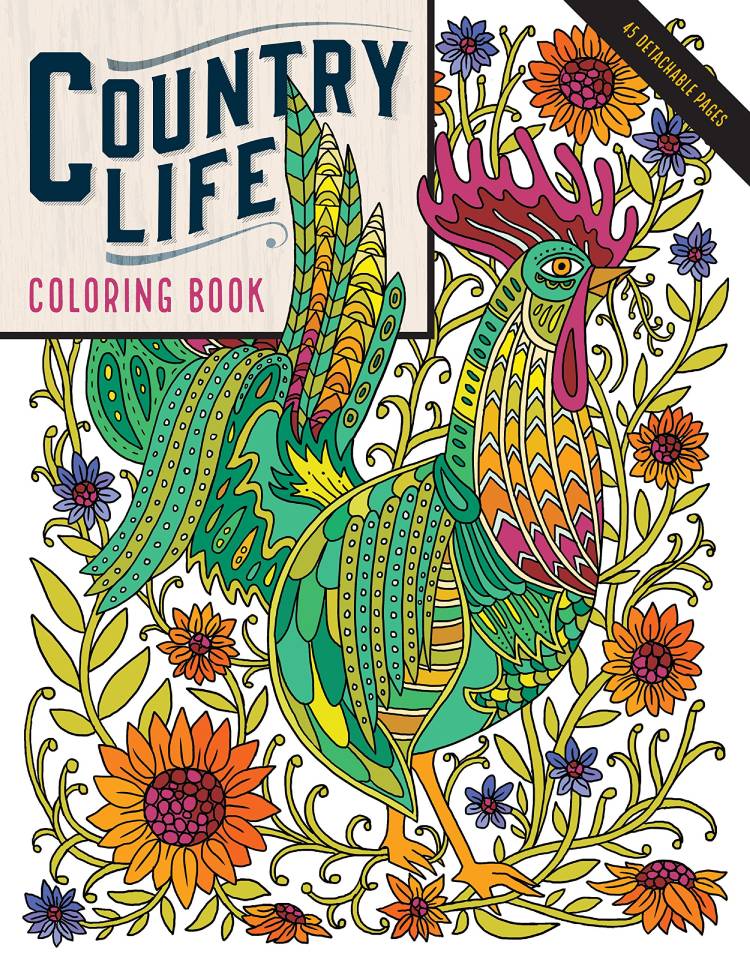 Country Life Coloring Book