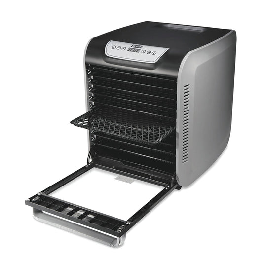 10-Tray Digital Food Dehydrator With Oven-Style Door