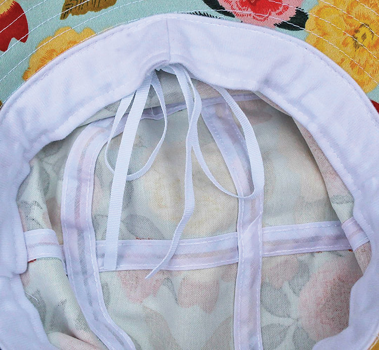 Cotton Sun Hat, Heirloom Garden
