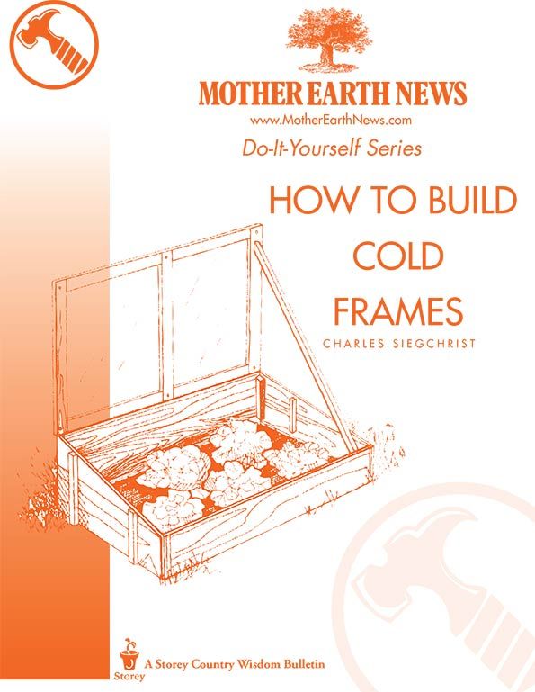 How To Build Cold Frames, E-Handbook