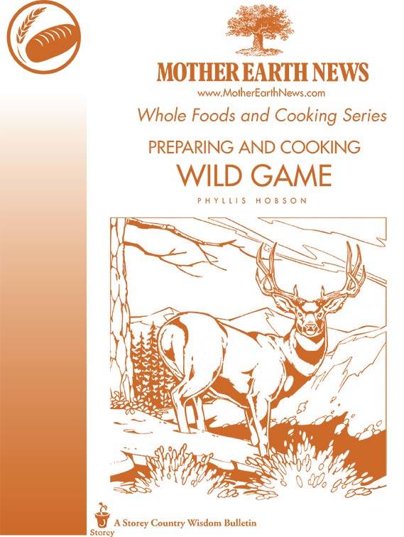 Preparing And Cooking Wild Game, E-Handbook