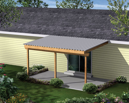 Patio Covers: Roof/Sun Shade, E-Plan