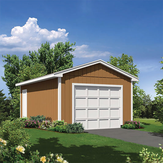 Kiara One-Car Garage, E-Plan