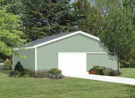 Oren Pole Building, E-Plan