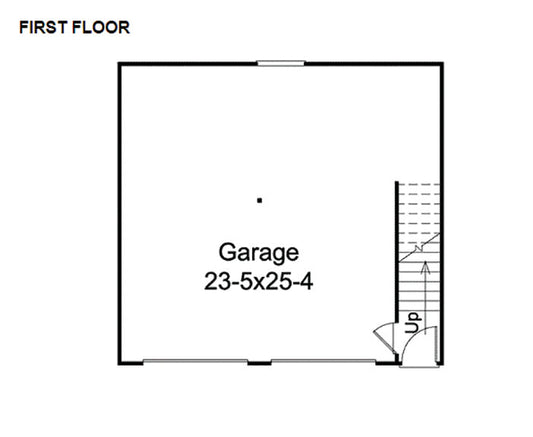 Hobart 2-Car Garage Apartment With Interior Entrance, E-Plan