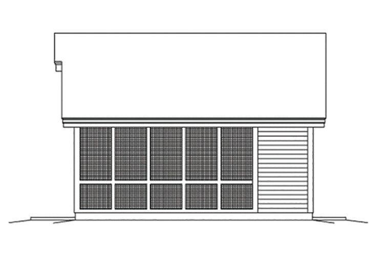 Ellen Screened Shelter With Kitchen, E-Plan