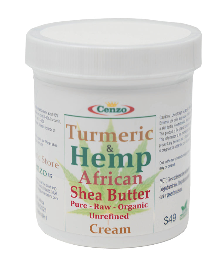 TURMERIC & HEMP AFRICAN SHEA BUTTER