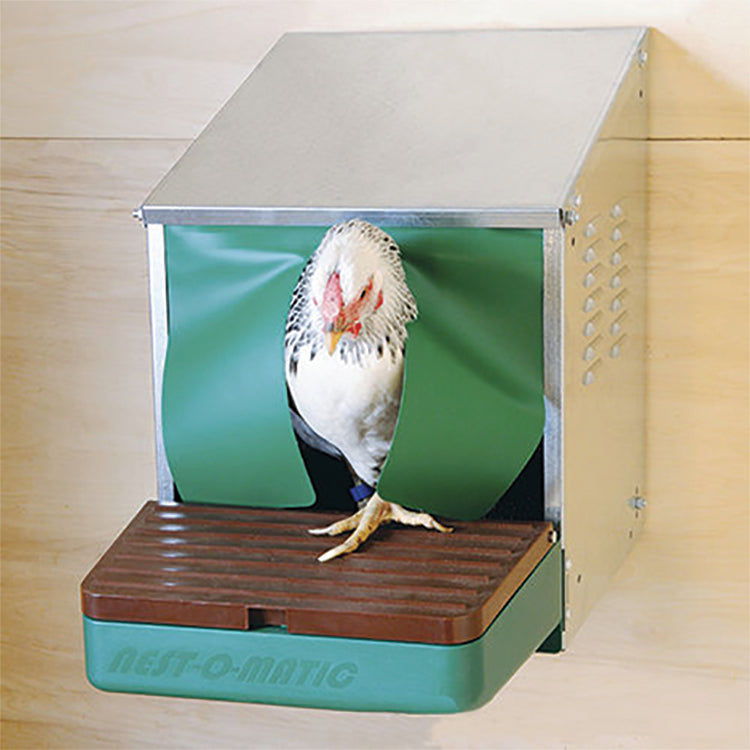 Nest-O-Matic Galvanized Nest Box