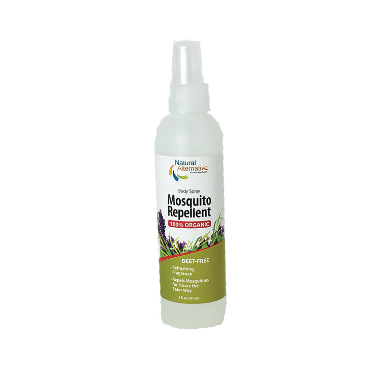 100% Organic Mosquito Repellent, 6-Ounce
