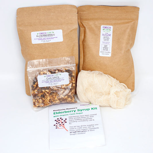 Elderberry Syrup Kit With Organic Sugar