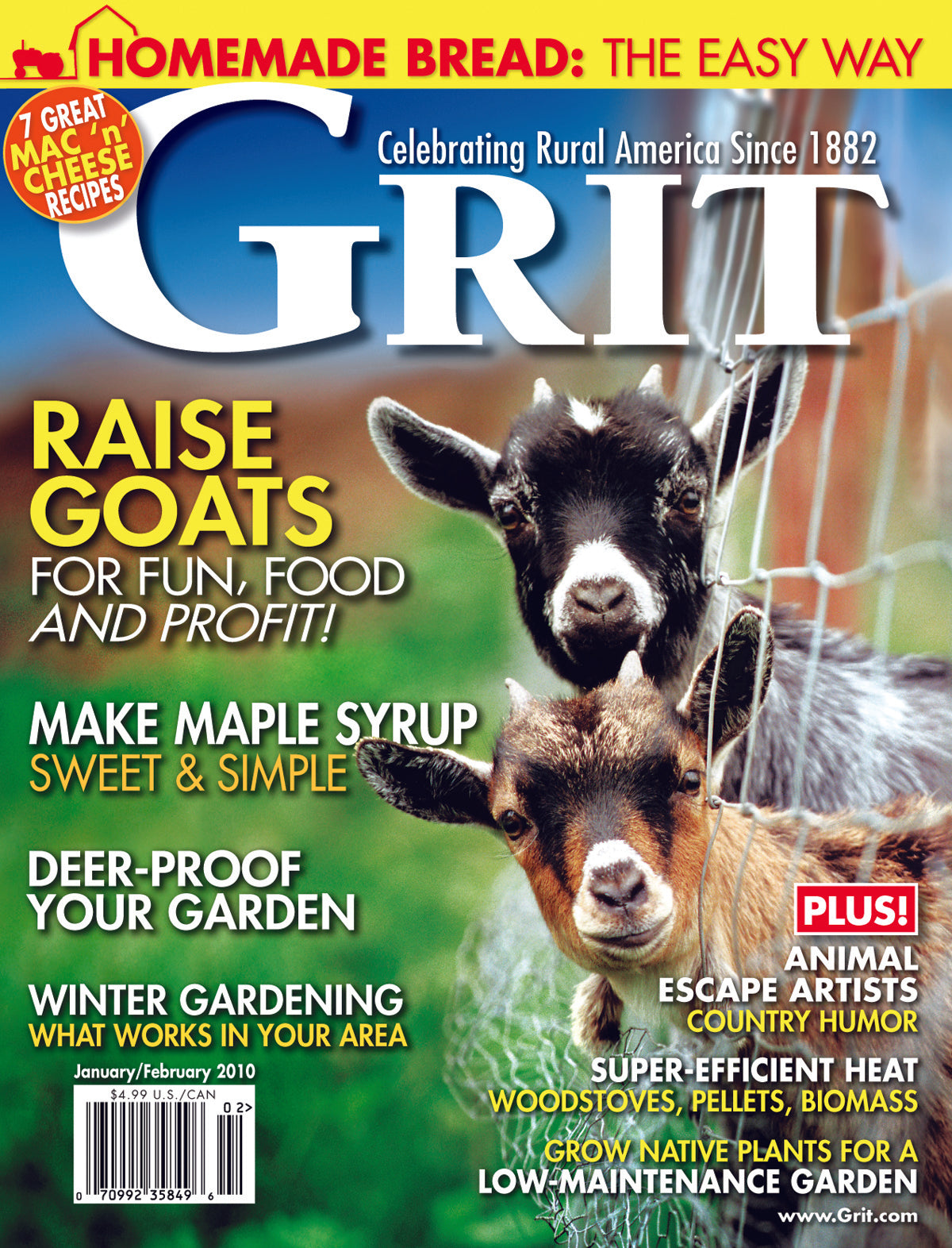 Grit Magazine, January/February 2010