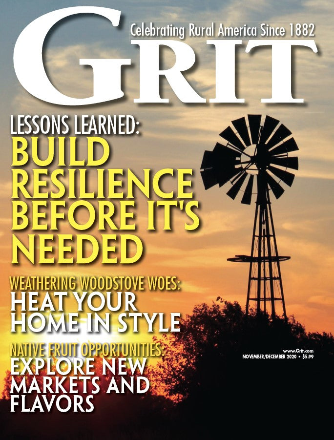 GRIT MAGAZINE, NOVEMBER/DECEMBER 2020 Grit