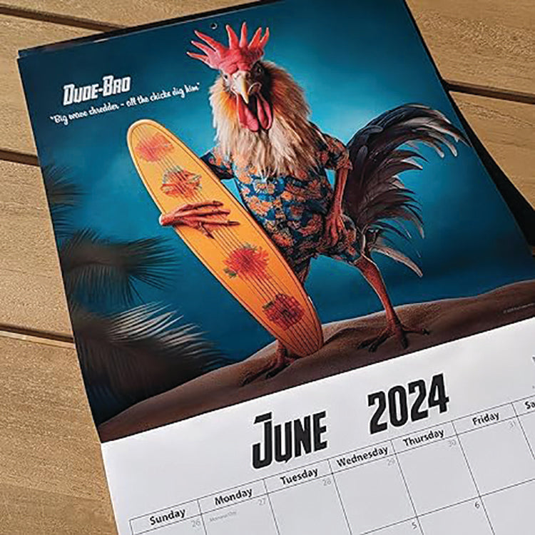 RED HOT ROOSTERS 2024 CALENDAR