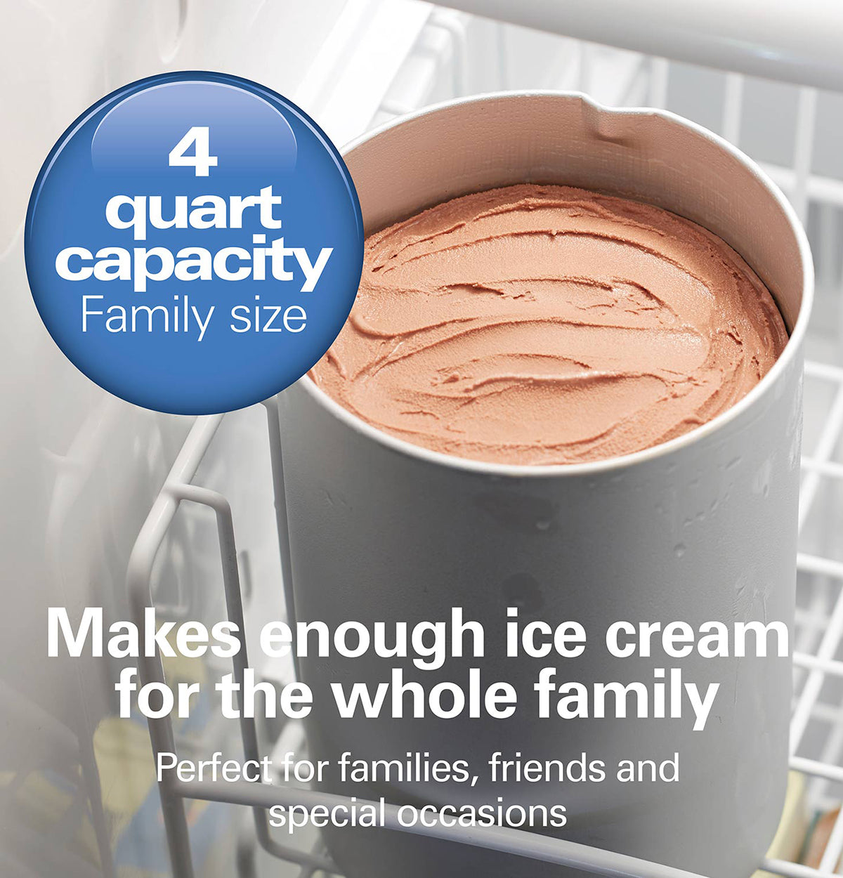 4 QUART ICE CREAM MAKER