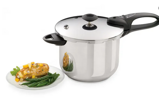 6 Qt. S.S. Pressure Cooker — Deluxe