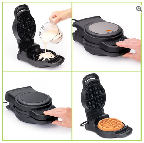 Flip Belgian Waffle Maker