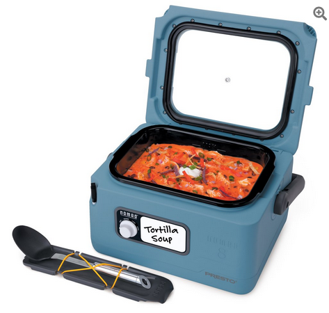 8-Quart Nomad™ Traveling Slow Cooker — Blue