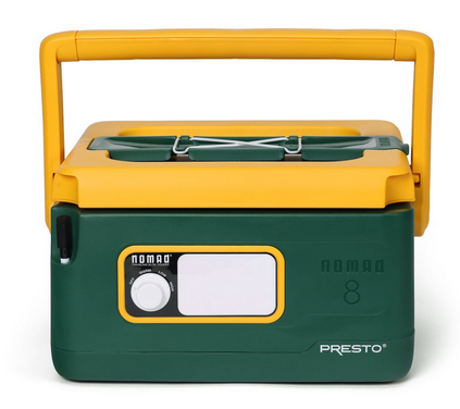 8-Quart Nomad™ Traveling Slow Cooker — Green/Yellow