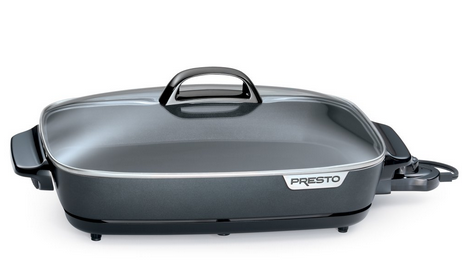 16" Electric Slimline Skillet with Glass Cover