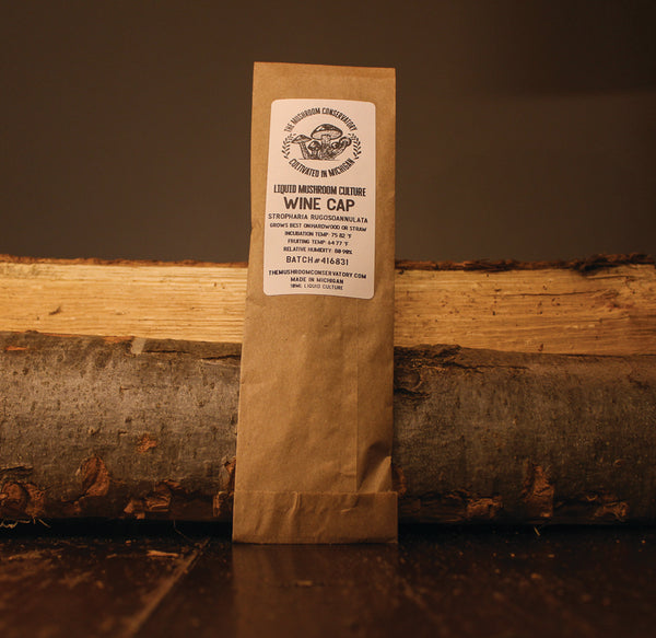 Wine Cap Liquid Mushroom Culture - 10ML