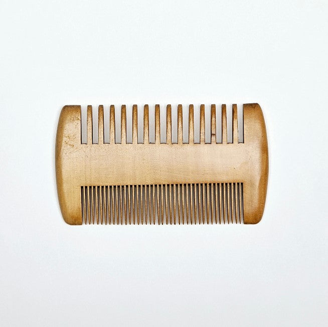 Sandalwood Beard Comb in Muslin Bag
