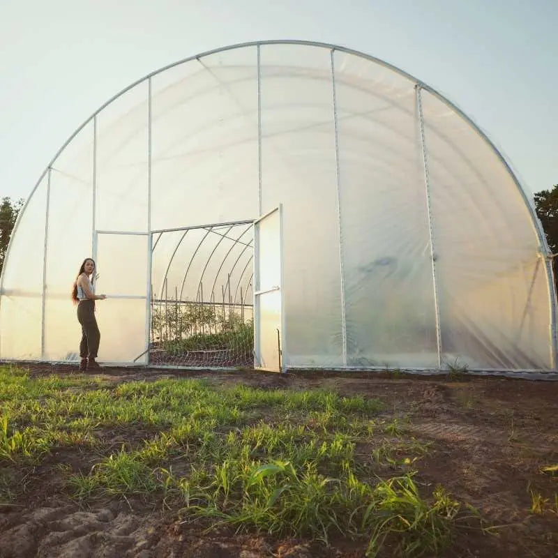 30' Round All-Metal Hoop House Kit