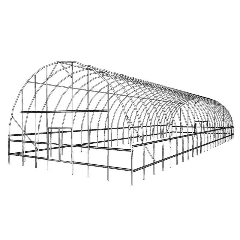 30' Round All-Metal Hoop House Kit