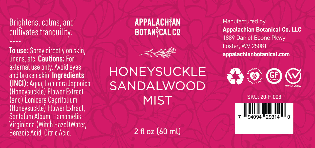 Honeysuckle Sandalwood Mist