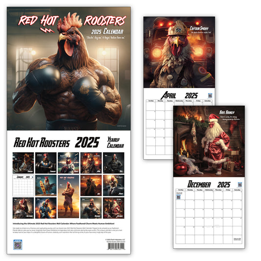 RED HOT ROOSTERS 2025 CALENDAR