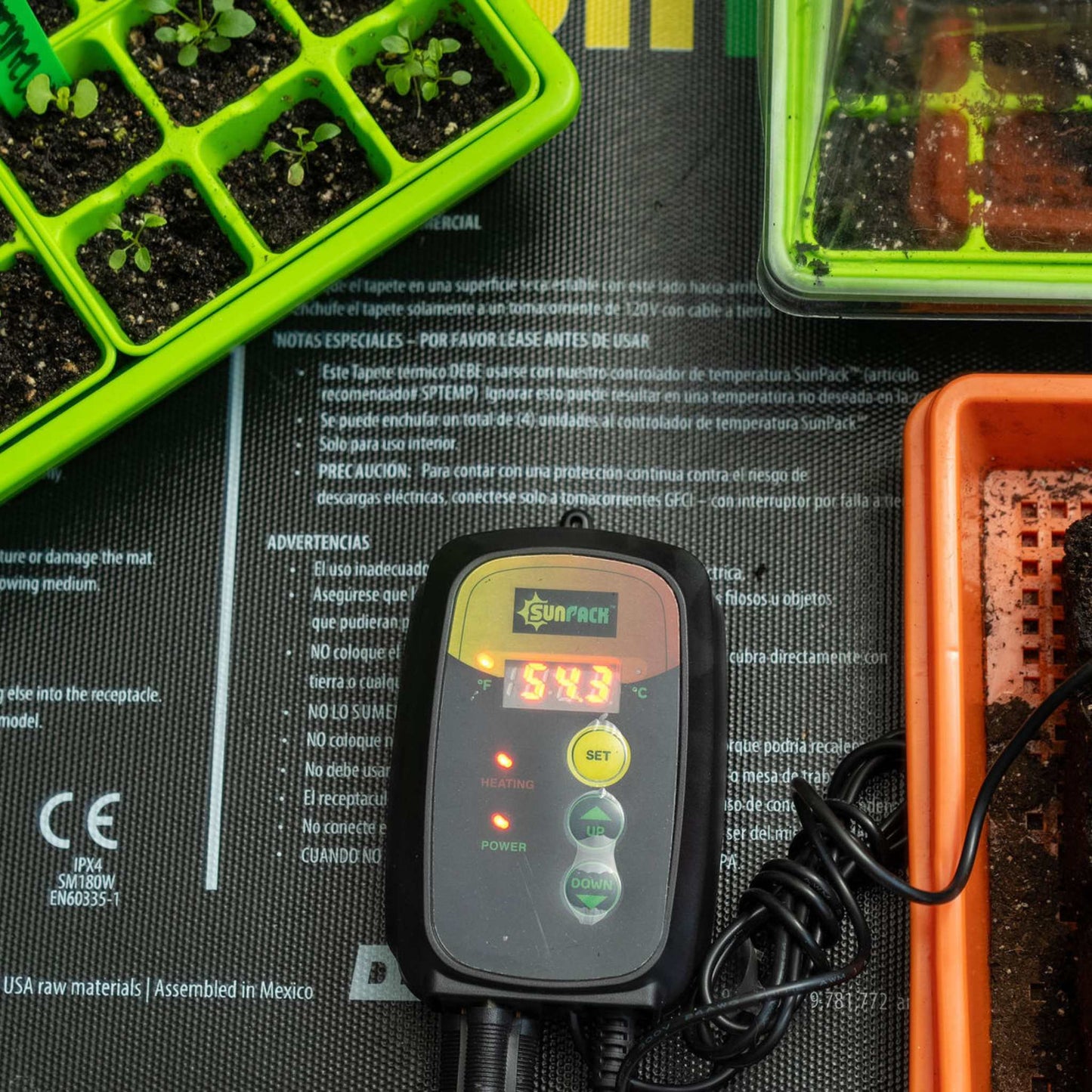 Seedling Heat Mat Temperature Controller