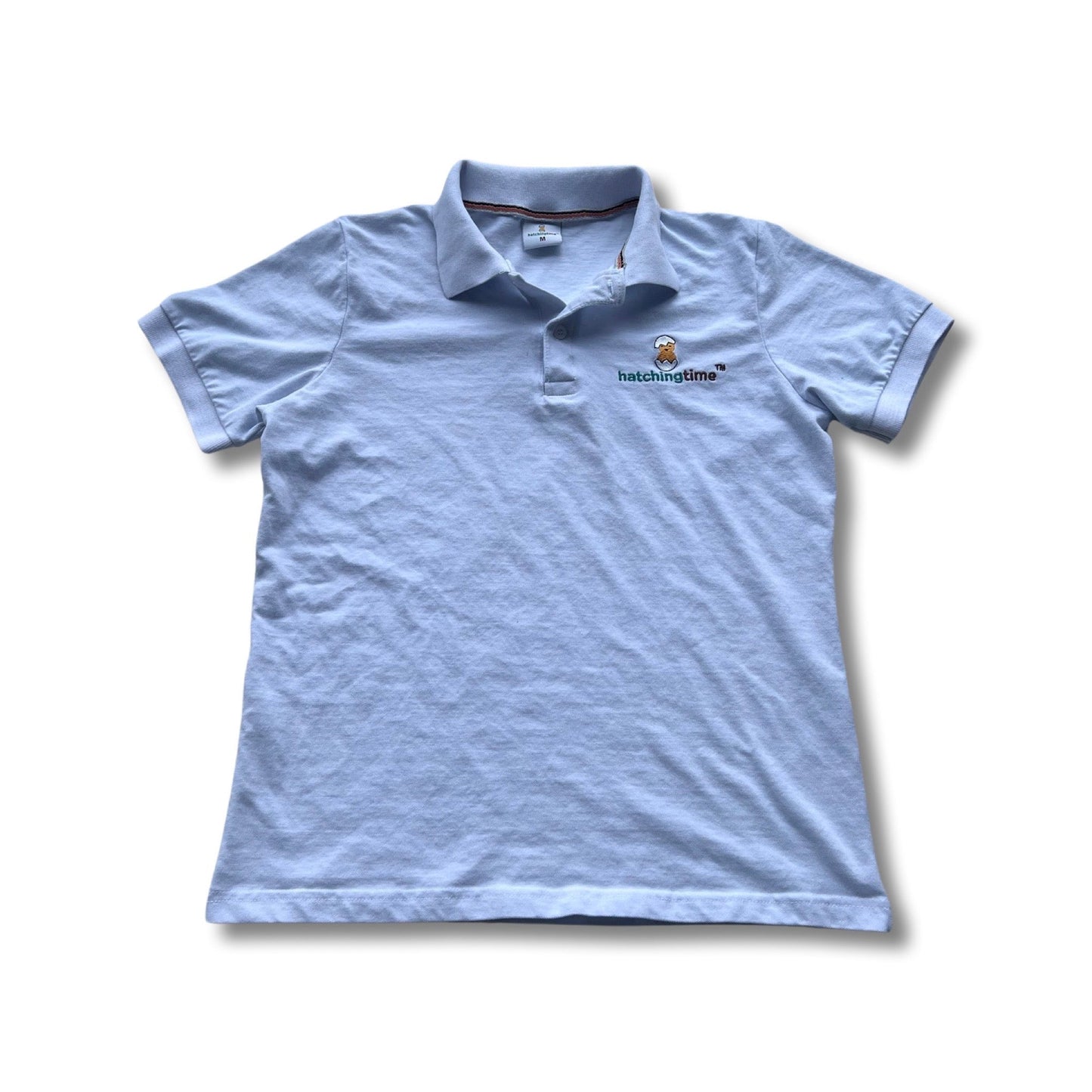 Hatching Time Unisex Polo (White)
